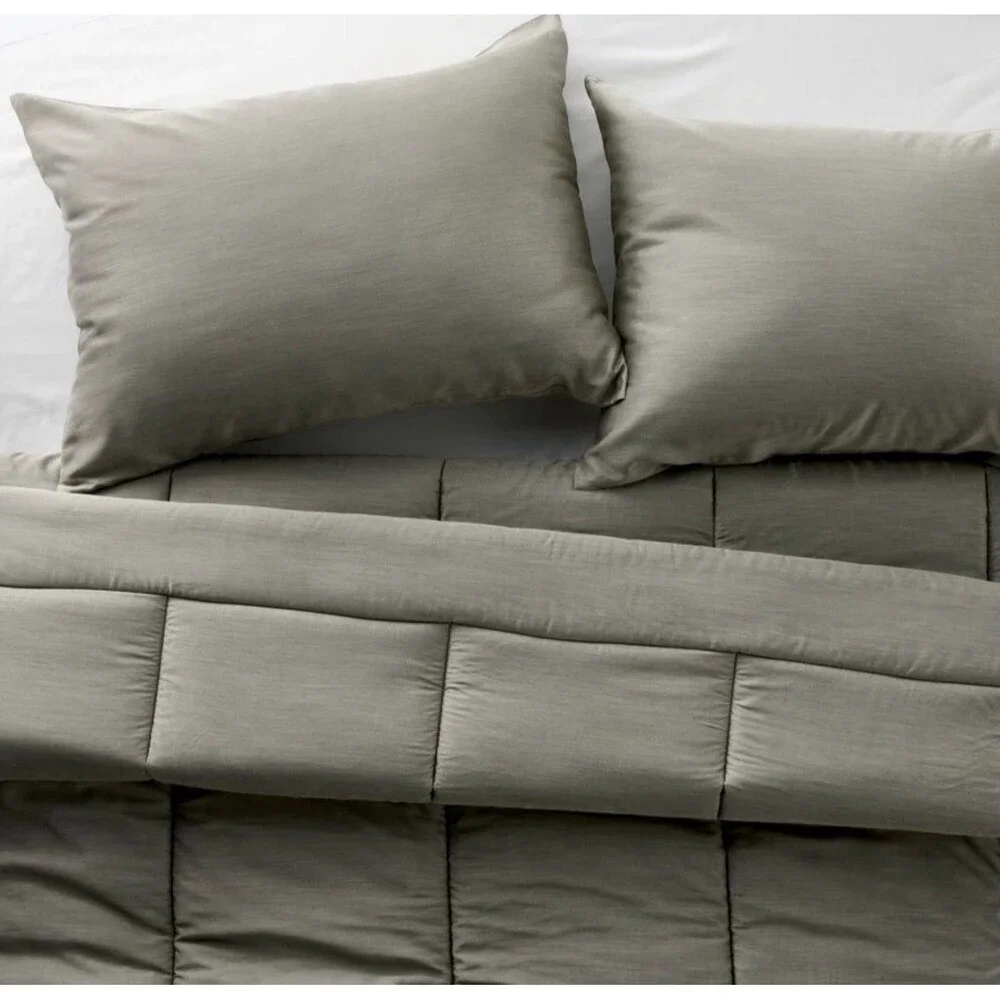 King/California King Rayon from Bamboo Comforter Set Olive Green - Casaluna NEW